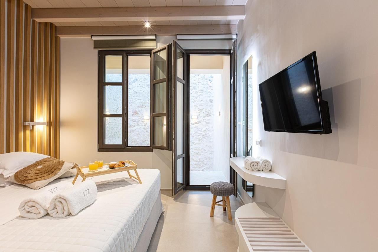 V77 Seafront Suites Rethymno  Ngoại thất bức ảnh