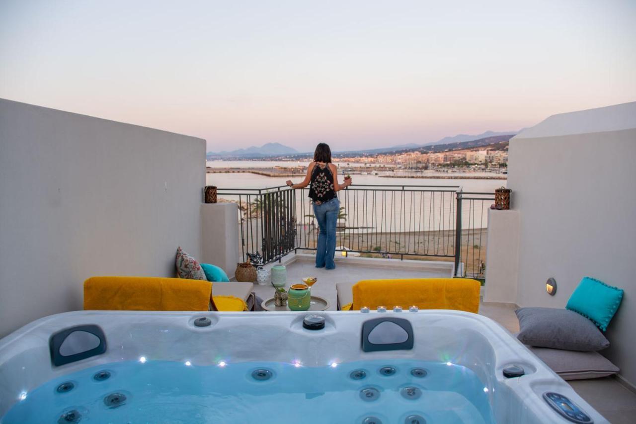 V77 Seafront Suites Rethymno  Ngoại thất bức ảnh